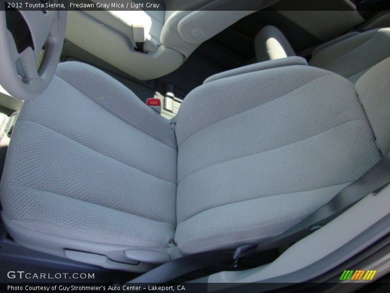 Predawn Gray Mica / Light Gray 2012 Toyota Sienna