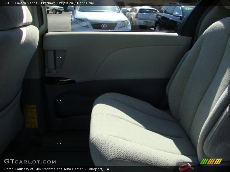 Predawn Gray Mica / Light Gray 2012 Toyota Sienna