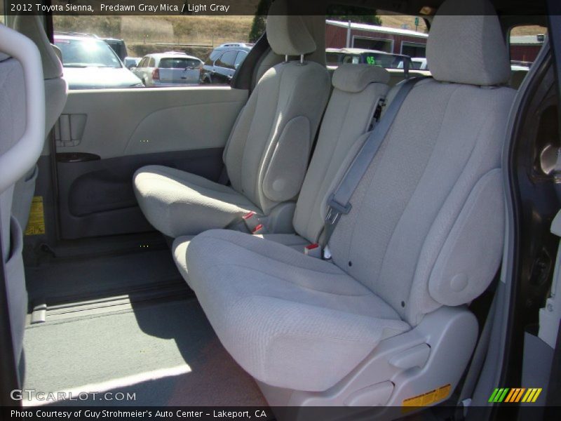 Predawn Gray Mica / Light Gray 2012 Toyota Sienna