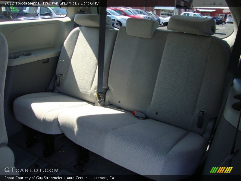 Predawn Gray Mica / Light Gray 2012 Toyota Sienna