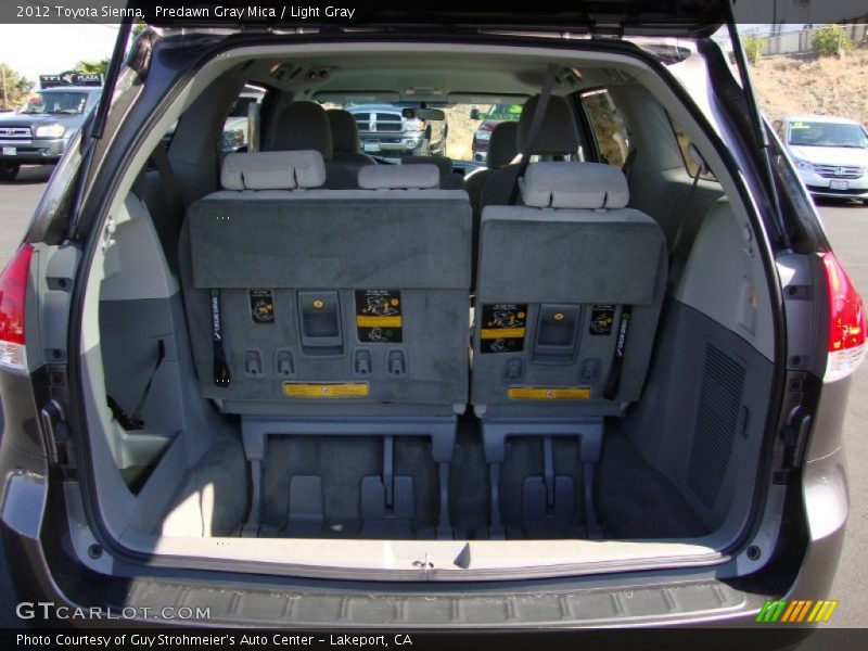 Predawn Gray Mica / Light Gray 2012 Toyota Sienna