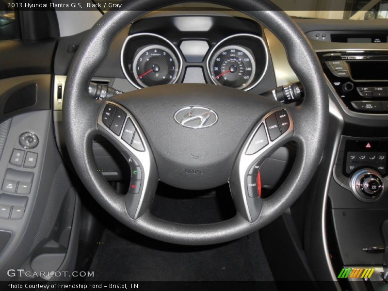 Black / Gray 2013 Hyundai Elantra GLS