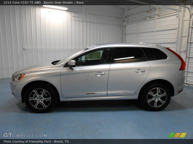 Electric Silver Metallic / Black 2014 Volvo XC60 T6 AWD