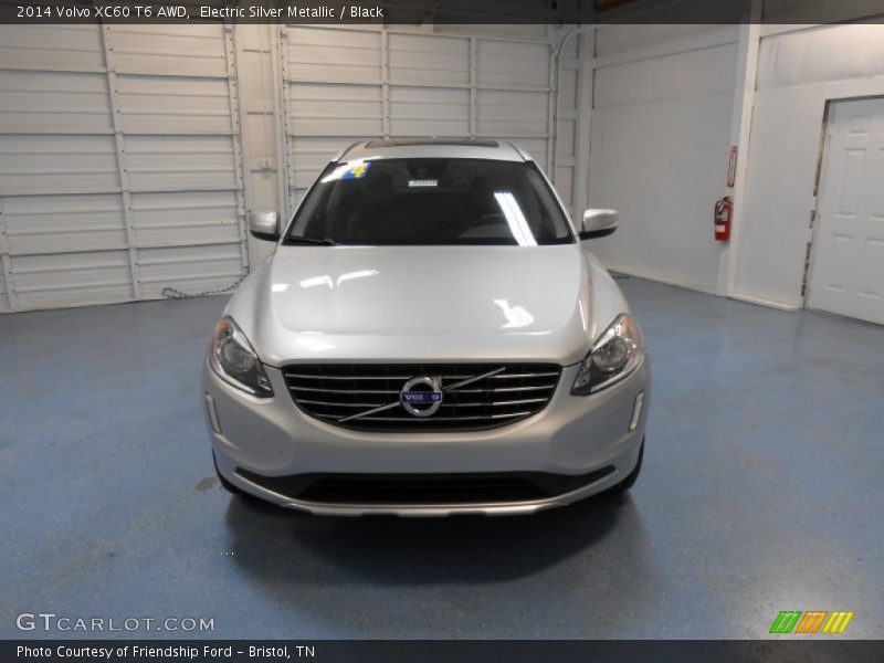 Electric Silver Metallic / Black 2014 Volvo XC60 T6 AWD