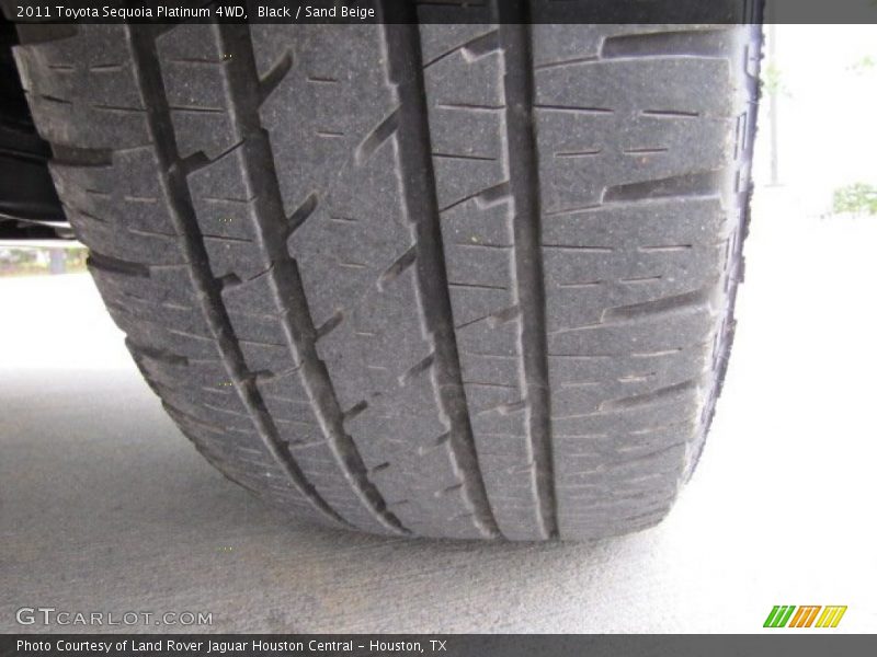Black / Sand Beige 2011 Toyota Sequoia Platinum 4WD