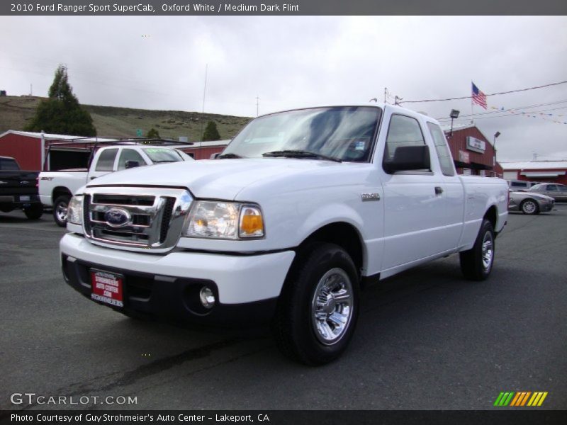 Oxford White / Medium Dark Flint 2010 Ford Ranger Sport SuperCab