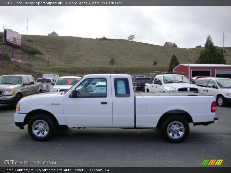 Oxford White / Medium Dark Flint 2010 Ford Ranger Sport SuperCab