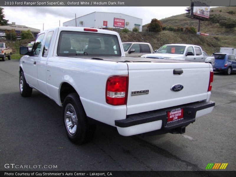 Oxford White / Medium Dark Flint 2010 Ford Ranger Sport SuperCab