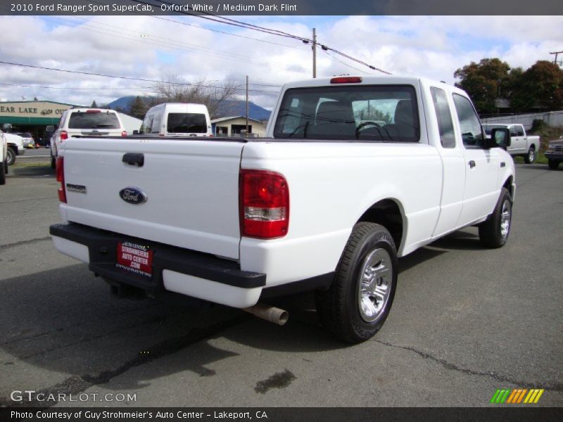 Oxford White / Medium Dark Flint 2010 Ford Ranger Sport SuperCab