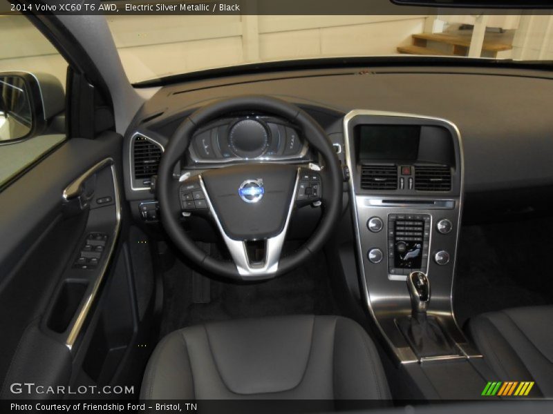 Electric Silver Metallic / Black 2014 Volvo XC60 T6 AWD
