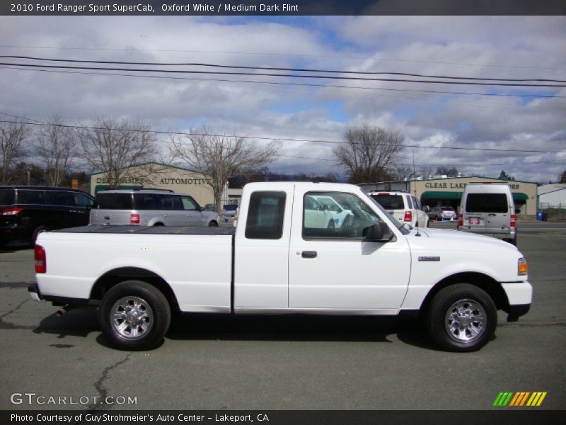 Oxford White / Medium Dark Flint 2010 Ford Ranger Sport SuperCab