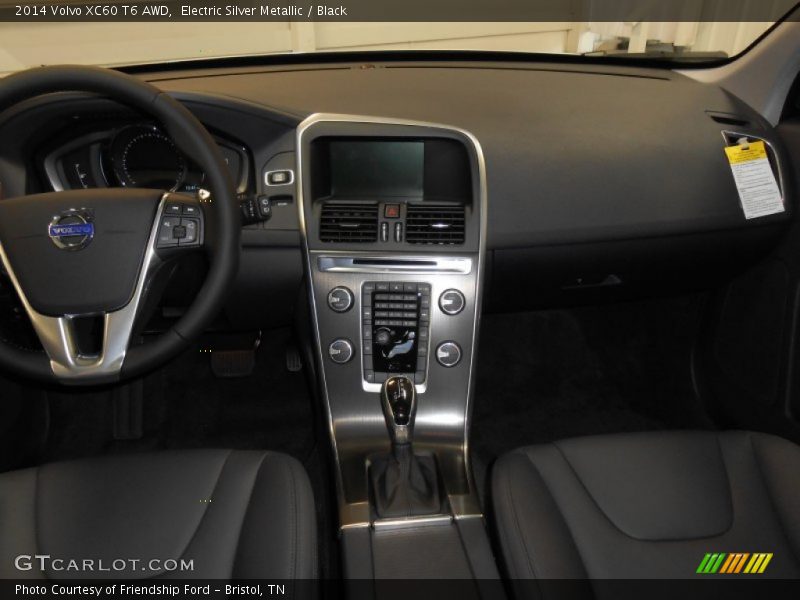 Electric Silver Metallic / Black 2014 Volvo XC60 T6 AWD