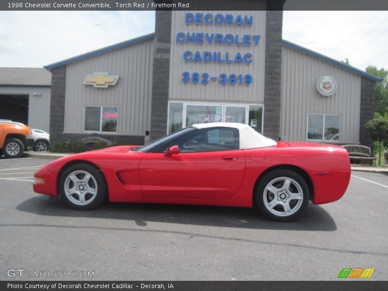 Torch Red / Firethorn Red 1998 Chevrolet Corvette Convertible