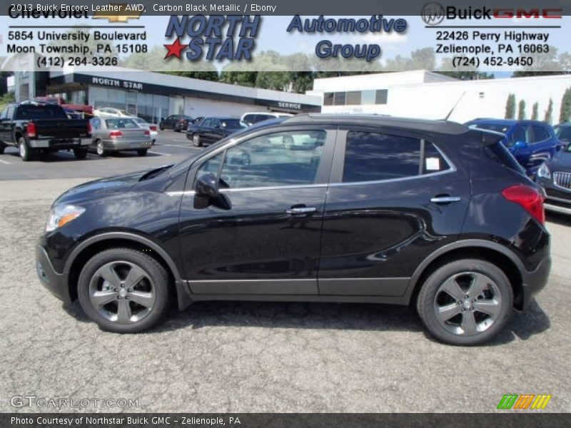 Carbon Black Metallic / Ebony 2013 Buick Encore Leather AWD