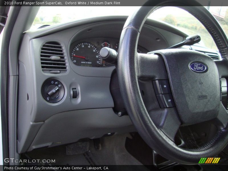 Oxford White / Medium Dark Flint 2010 Ford Ranger Sport SuperCab