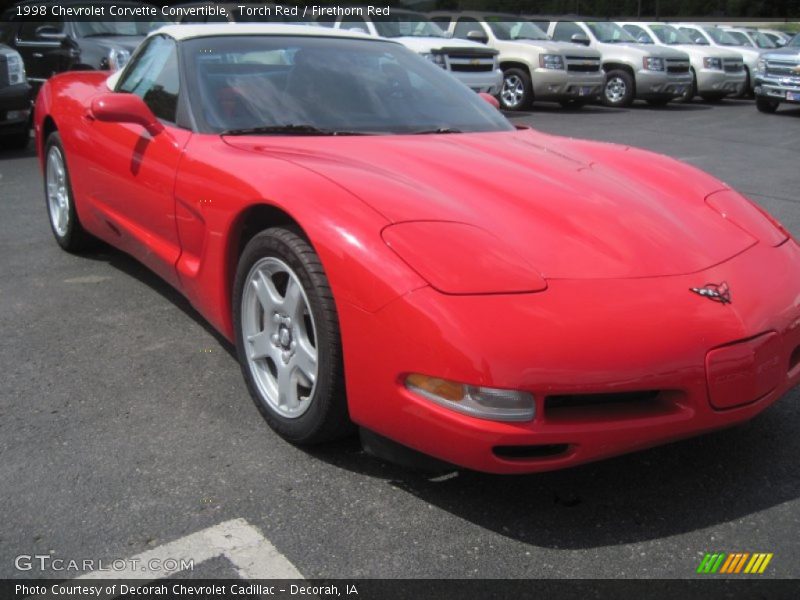 Torch Red / Firethorn Red 1998 Chevrolet Corvette Convertible
