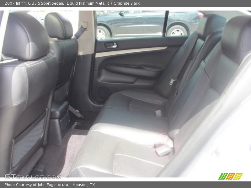 Liquid Platinum Metallic / Graphite Black 2007 Infiniti G 35 S Sport Sedan
