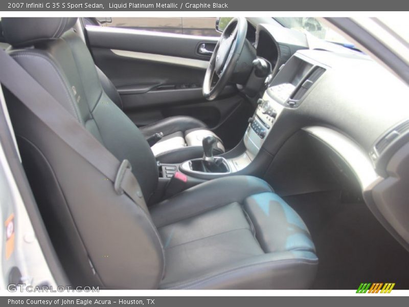 Liquid Platinum Metallic / Graphite Black 2007 Infiniti G 35 S Sport Sedan