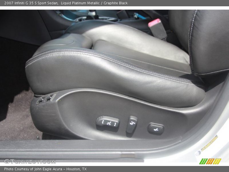 Liquid Platinum Metallic / Graphite Black 2007 Infiniti G 35 S Sport Sedan