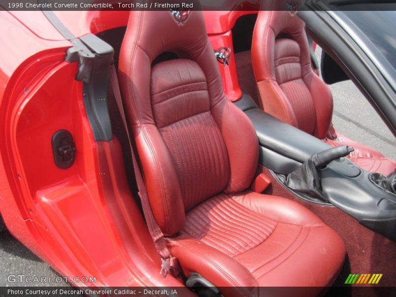 Front Seat of 1998 Corvette Convertible