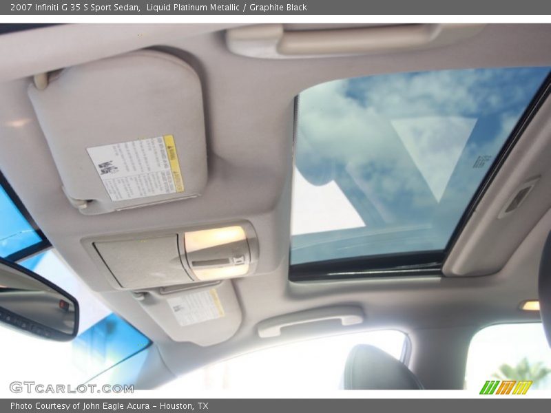 Liquid Platinum Metallic / Graphite Black 2007 Infiniti G 35 S Sport Sedan