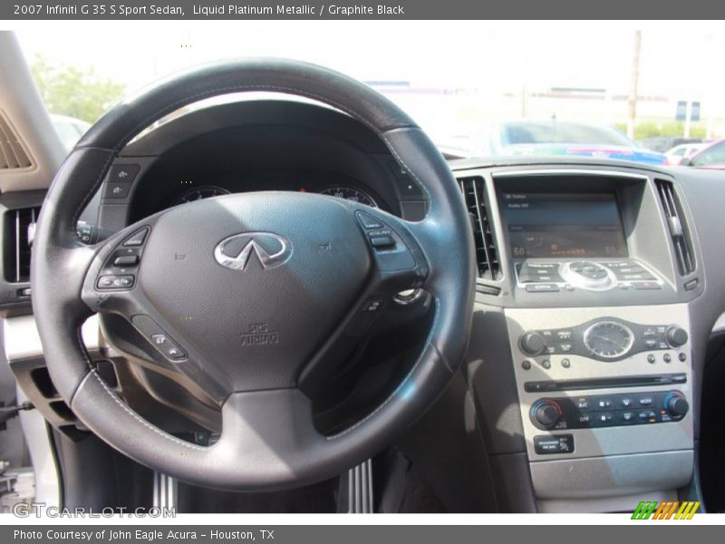 Liquid Platinum Metallic / Graphite Black 2007 Infiniti G 35 S Sport Sedan
