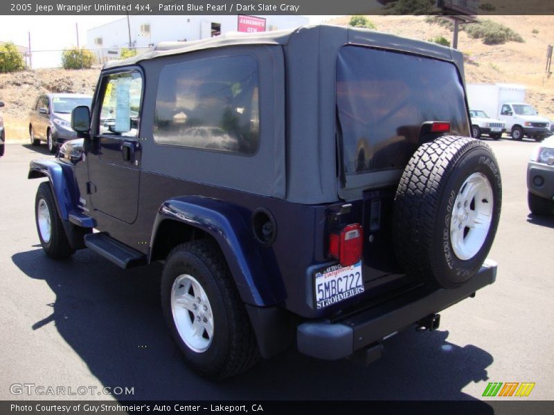 Patriot Blue Pearl / Dark Slate Gray 2005 Jeep Wrangler Unlimited 4x4