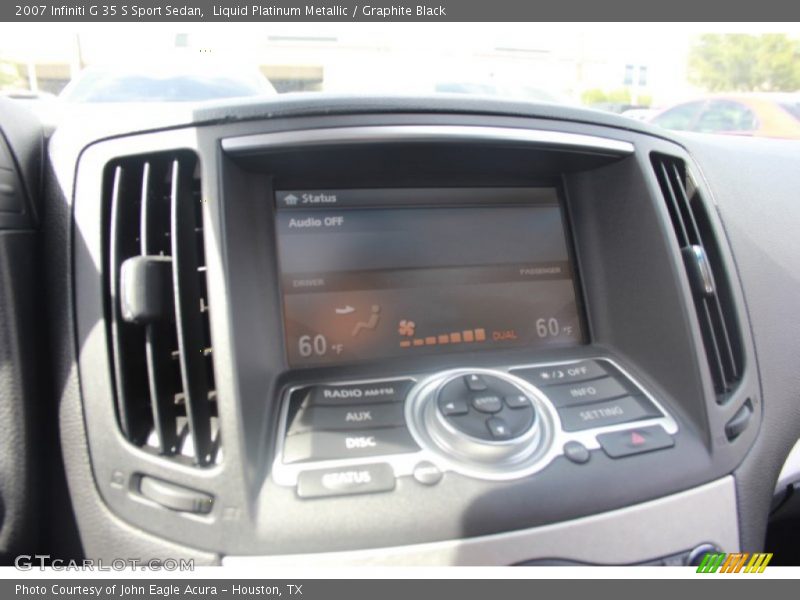 Liquid Platinum Metallic / Graphite Black 2007 Infiniti G 35 S Sport Sedan