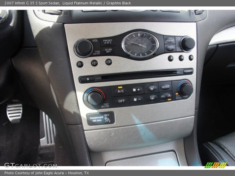 Liquid Platinum Metallic / Graphite Black 2007 Infiniti G 35 S Sport Sedan