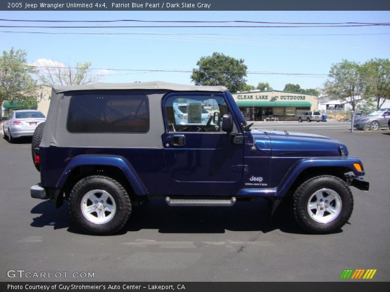 Patriot Blue Pearl / Dark Slate Gray 2005 Jeep Wrangler Unlimited 4x4