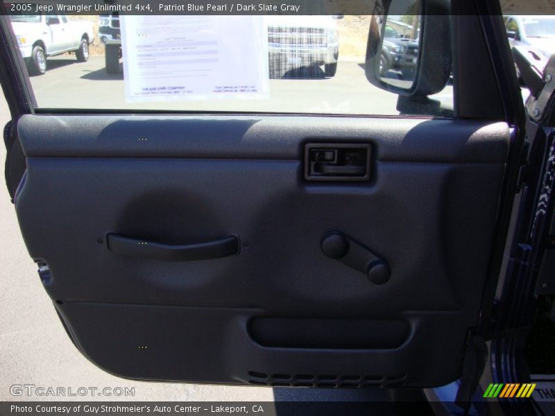 Patriot Blue Pearl / Dark Slate Gray 2005 Jeep Wrangler Unlimited 4x4