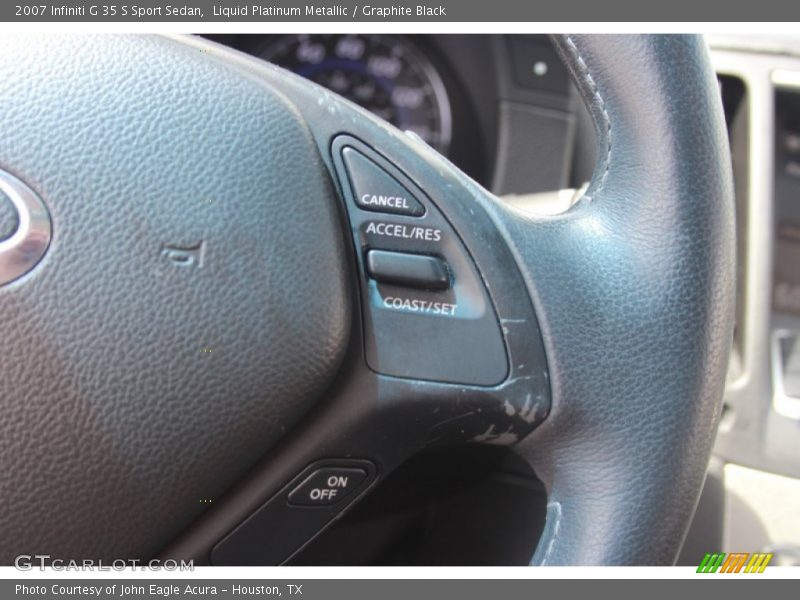 Liquid Platinum Metallic / Graphite Black 2007 Infiniti G 35 S Sport Sedan