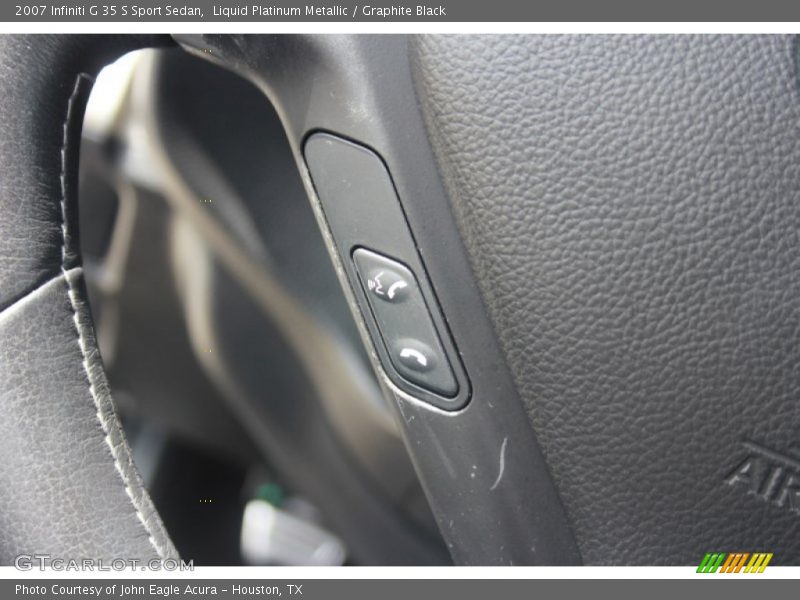 Liquid Platinum Metallic / Graphite Black 2007 Infiniti G 35 S Sport Sedan