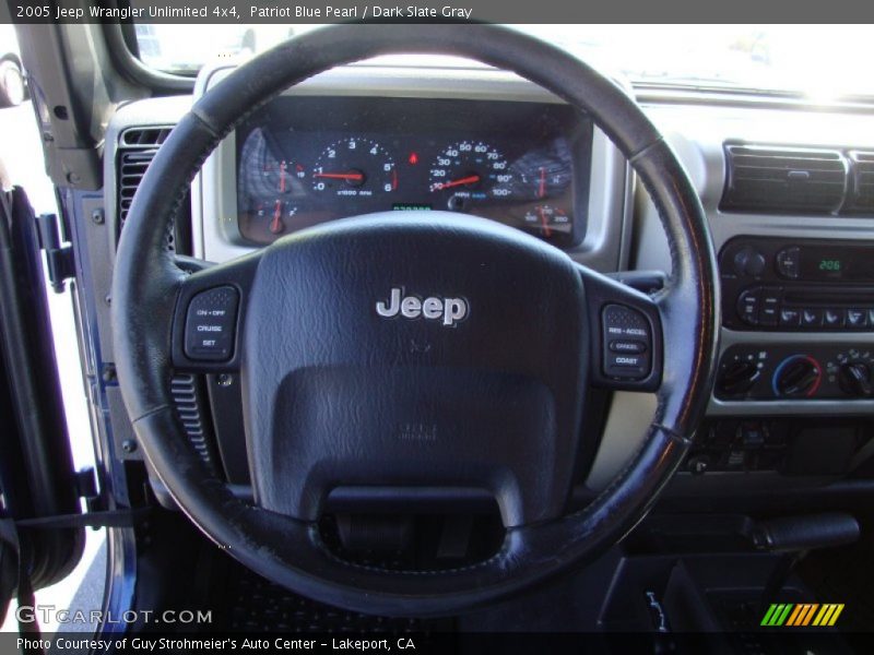 Patriot Blue Pearl / Dark Slate Gray 2005 Jeep Wrangler Unlimited 4x4