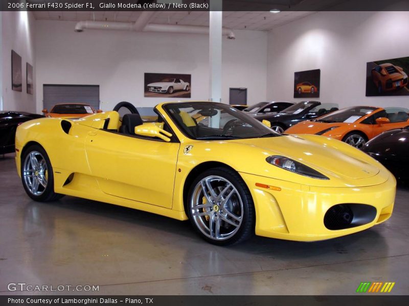Giallo Modena (Yellow) / Nero (Black) 2006 Ferrari F430 Spider F1
