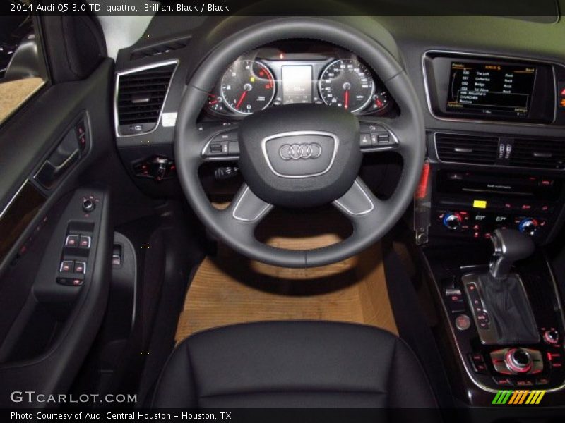 Brilliant Black / Black 2014 Audi Q5 3.0 TDI quattro
