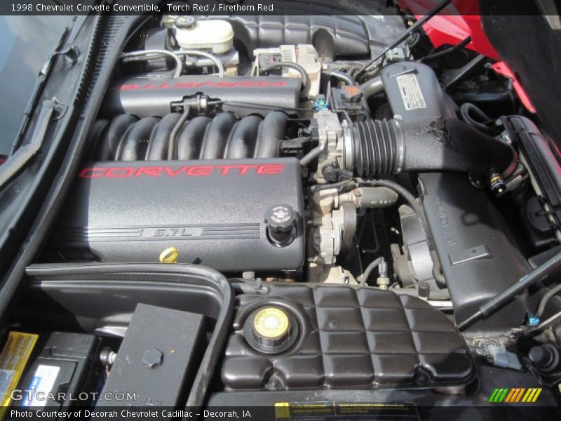  1998 Corvette Convertible Engine - 5.7 Liter OHV 16-Valve LS1 V8