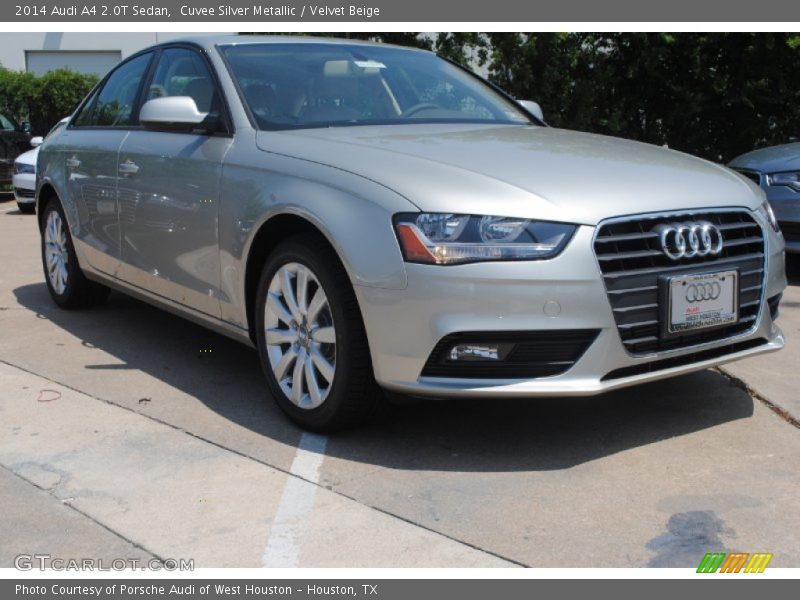 Cuvee Silver Metallic / Velvet Beige 2014 Audi A4 2.0T Sedan