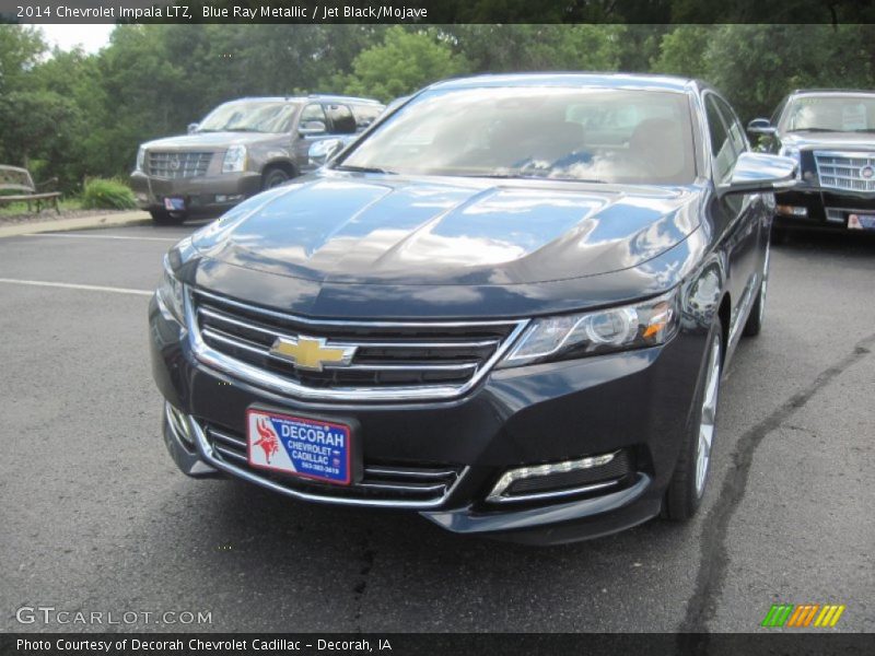 Blue Ray Metallic / Jet Black/Mojave 2014 Chevrolet Impala LTZ
