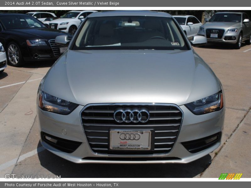 Cuvee Silver Metallic / Velvet Beige 2014 Audi A4 2.0T Sedan