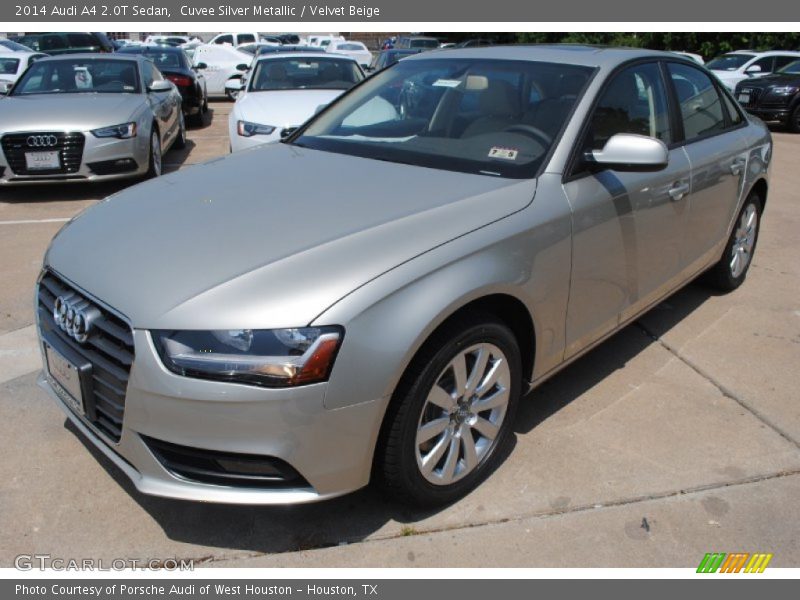 Cuvee Silver Metallic / Velvet Beige 2014 Audi A4 2.0T Sedan