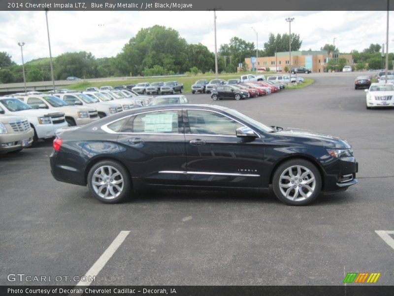 Blue Ray Metallic / Jet Black/Mojave 2014 Chevrolet Impala LTZ