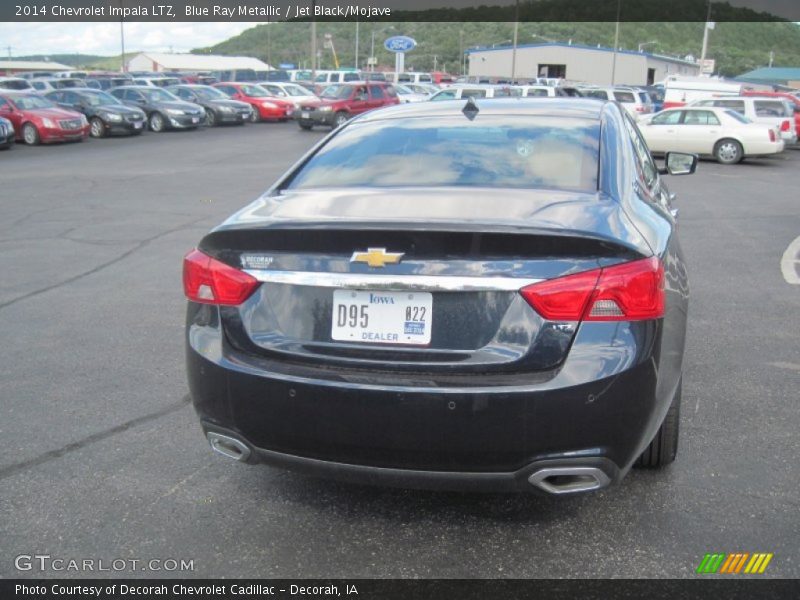 Blue Ray Metallic / Jet Black/Mojave 2014 Chevrolet Impala LTZ