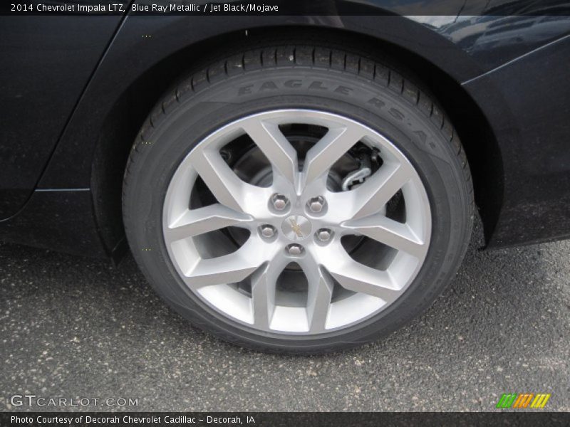 Blue Ray Metallic / Jet Black/Mojave 2014 Chevrolet Impala LTZ