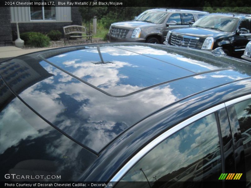 Blue Ray Metallic / Jet Black/Mojave 2014 Chevrolet Impala LTZ