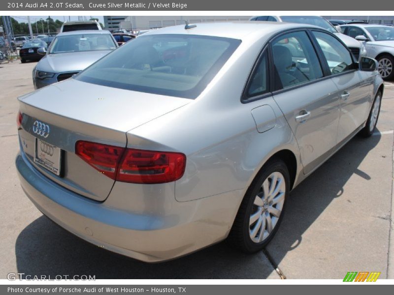 Cuvee Silver Metallic / Velvet Beige 2014 Audi A4 2.0T Sedan