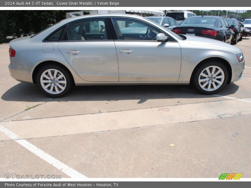 Cuvee Silver Metallic / Velvet Beige 2014 Audi A4 2.0T Sedan