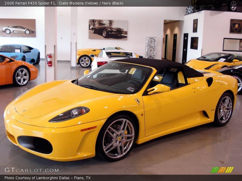 Giallo Modena (Yellow) / Nero (Black) 2006 Ferrari F430 Spider F1