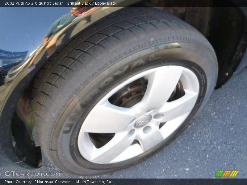 Brilliant Black / Ebony Black 2002 Audi A6 3.0 quattro Sedan