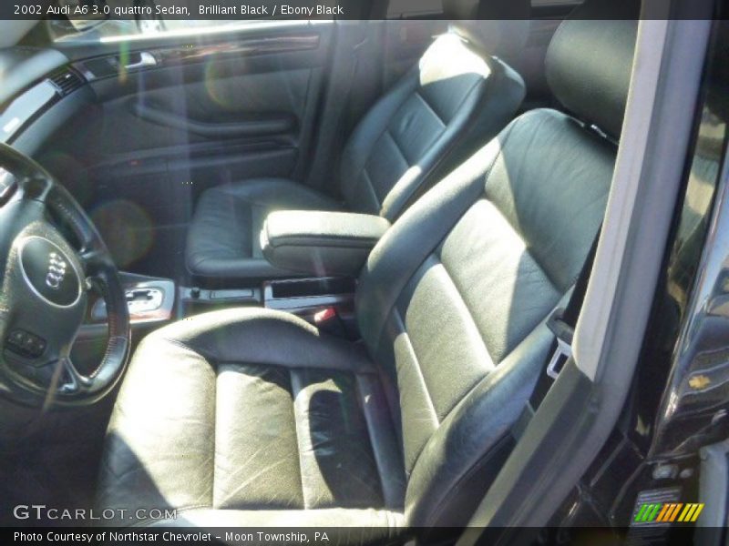 Brilliant Black / Ebony Black 2002 Audi A6 3.0 quattro Sedan